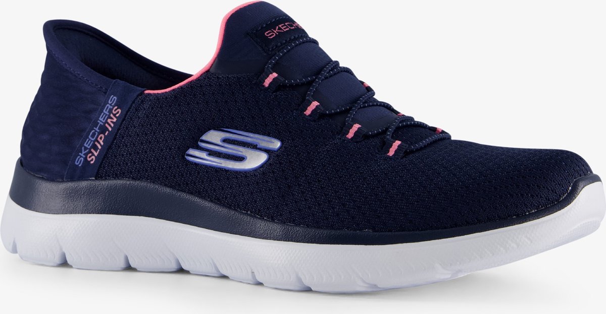 Skechers Slip-ins: Summits dames sneakers blauw - Maat 43 - Extra comfort - Memory Foam