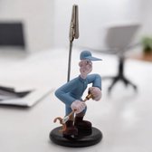 Fotohouder clip - Wallace en Gromit - Wallace met tang - 8 cm hoog figuurtje