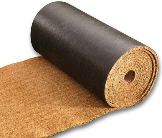 Tapis Ikado en noix de coco sur mesure 24 mm - 200 x 60 cm