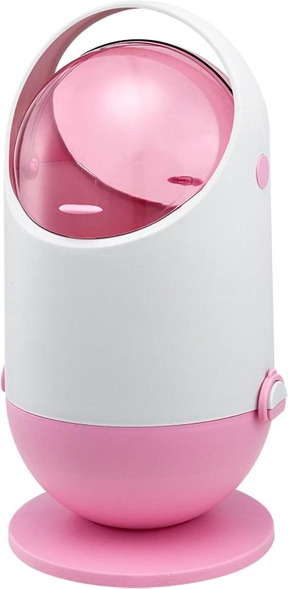 Kleine Vuilnisbak met Deksel voor Desktop en Aanrecht - Bureau en Tafelafvalbak voor Studie, Eetkamer, Keuken, Woonkamer .