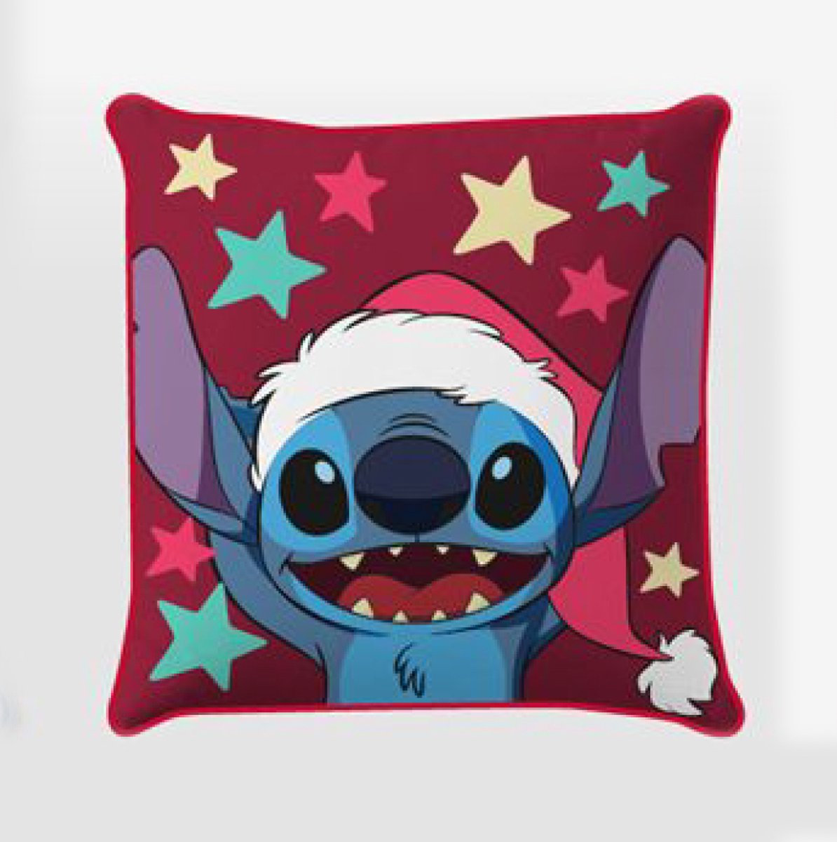 Stitch sierkussen Kerst 40x40cm