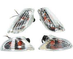 Knipperlicht Set Helder (Voor+Achter) Vespa Lx 50 / Vespa S / Vespa Lxv Model Origineel