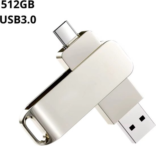 MBS USB Stick 512GB - USB Flash Drive 512GB- 110 MB/S - Voor Alle ...