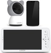 Bol.com Lakoo BabyGuard Babyfoon - met Camera én App - 1080 PH - Baby monitor aanbieding