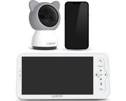 Lakoo BabyGuard Babyfoon - met Camera én App - 1080 PH - Baby monitor