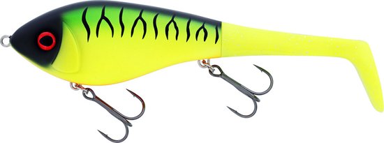 Westin Swim Tail 12cm 62gr Suspending Firetiger 1 corps 2 queues