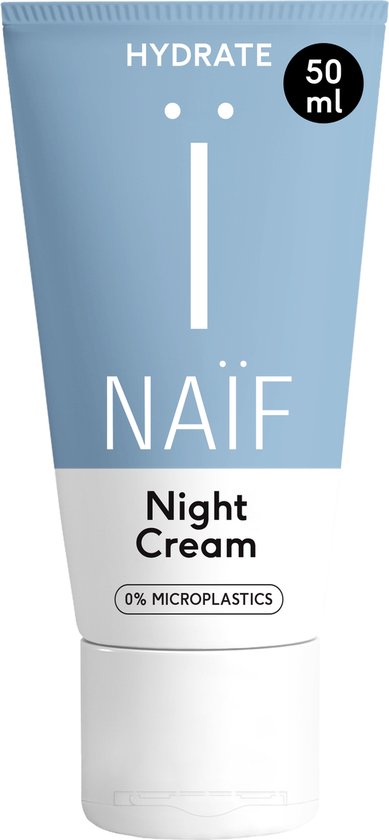 Naïf - Voedende Nachtcrème - Gezichtsverzorging - met Natuurlijke Ingrediënten - 50ml