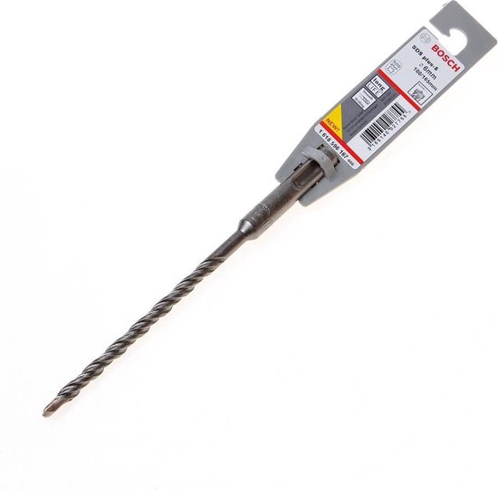 Bosch Accessories SDS-plus-5 1618596167 carbure de tungstène Foret pour marteau-perforateur 6 mm Longueur totale 160 mm
