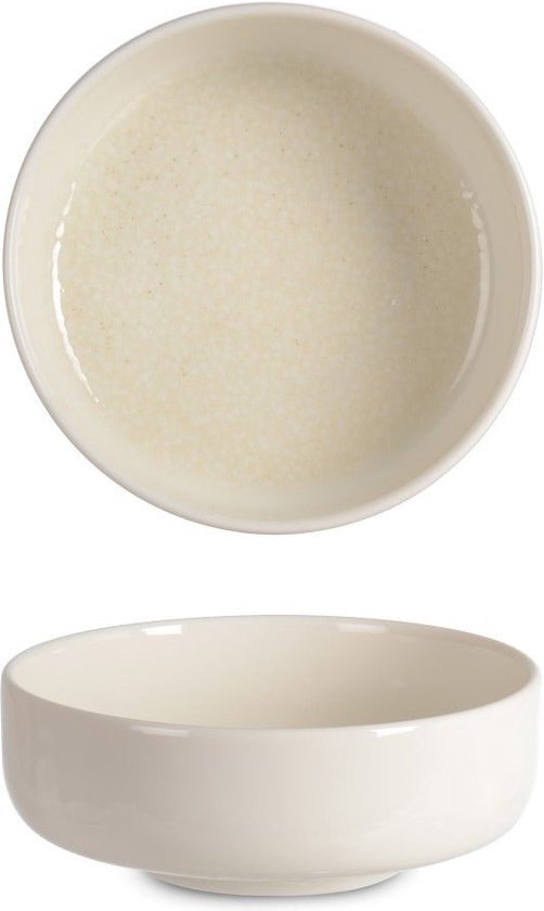 Lot De 6 Bols En Porcelaine Rinart Celest - Diamètre 14 Cm (370 Ml) - Micro-ondes, Lave-vaisselle Et Résistants Aux Chocs Thermiques - 3