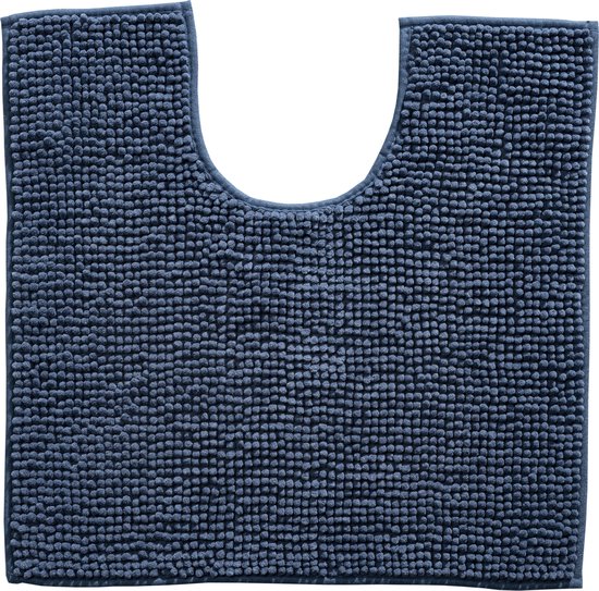 Ikado Badmat antidérapant, bleu - 58 x 90 cm
