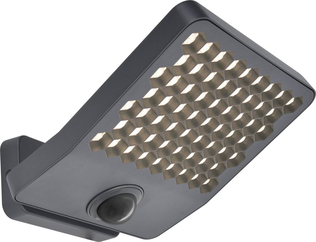 Lutec Atlantis - LED security wandlamp voor buiten - Anti-verblinding
