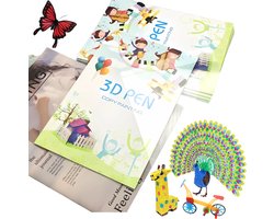 foto van QUINOR® 3d pen tekenboek xxl – 3D pen boek – Sjablonen boek voor 3D-pen – accessoires – 40 sjablonen - Sjablonen Geschikt Voor alle 3d-pennen - 3d pen sjablonen