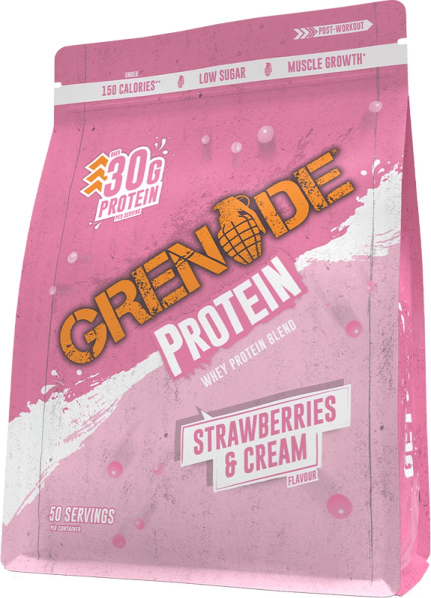 Goedkoopste Grenade Protein Powder 2000gr Strawberries & Cream
