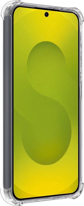 Coque Compatible avec Samsung S25 Coque Antichoc Siliconen - Coque Compatible avec Samsung Galaxy S25 Case Cover Siliconen - Transparent - 2 Pièces