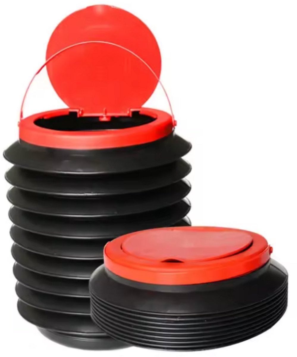 Prullenbak Klein - Opvouwbare Prullenbak - Camping Prullenbak - Prullenbakje Auto - Kleine Prullenbak