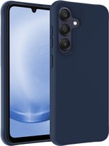 Hoesje - Geschikt voor Samsung Galaxy A26 - Sterk & Shockproof - Siliconen Case - Hoes Cover - Telefoonhoes - Donkerblauw