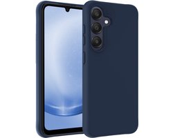 Hoesje - Geschikt voor Samsung Galaxy A26 - Sterk & Shockproof - Siliconen Case - Hoes Cover - Telefoonhoes - Donkerblauw
