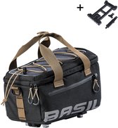Sac porte-bagages Basil Miles MIK, 7L, ardoise noire