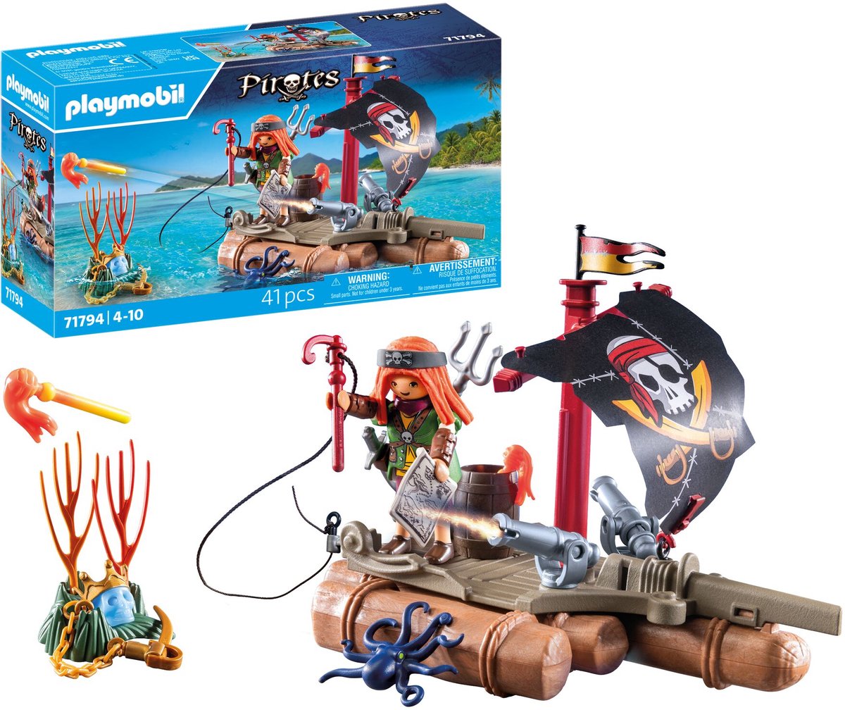 PLAYMOBIL Pirates Piratenvlot met schat 71794 — afbeelding 7