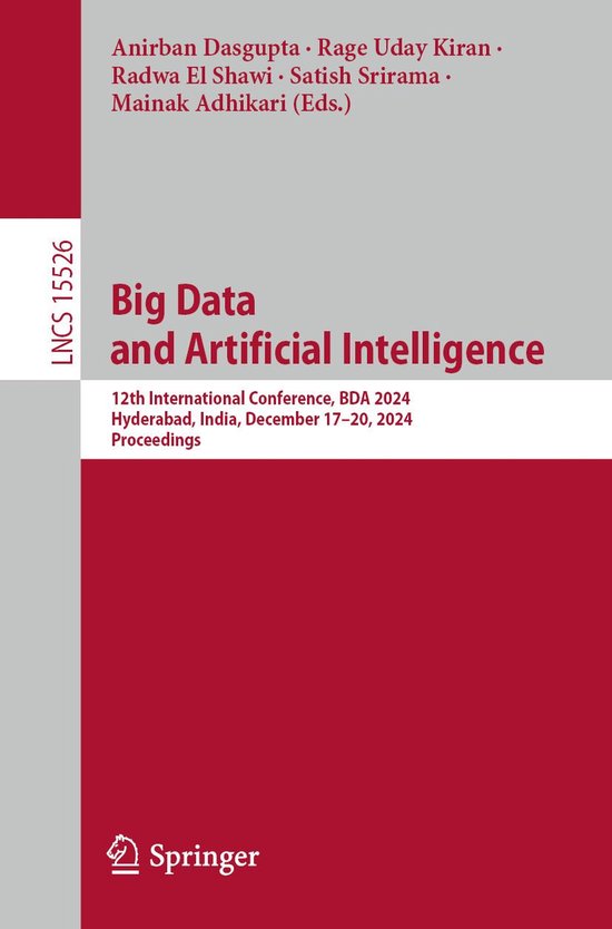 Springer Nature Proceedings Computer Science - Big Data and  ... - cover