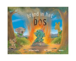 Brand in het bos