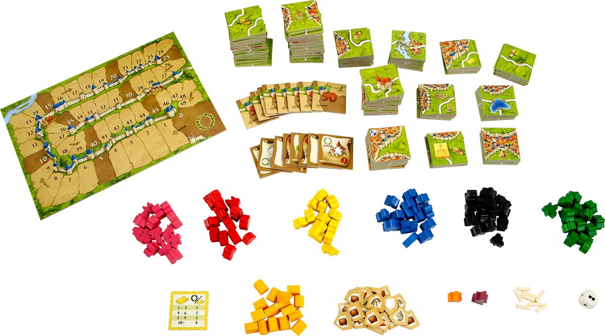 999 Games - Carcassonne Big Box 4 - Bevat 11 uitbreidingen - Bordspel - Strategiespel - Gezelschapsspel - Familiespel - NL - EN — afbeelding 5