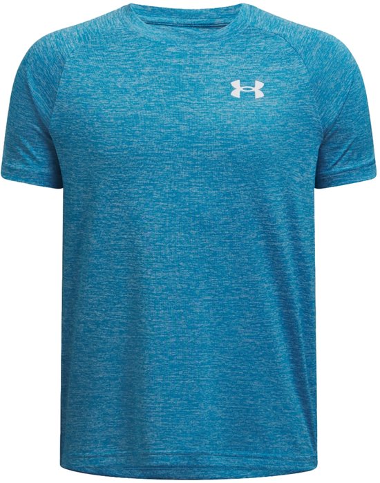 T-shirt de sport à manches courtes Under Armour UA Tech 2.0 Garçons - Bleu clair