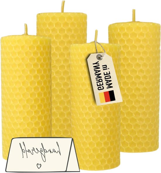 Nos Bougies en Cire d'Abeille - La Ruche de Pinsolle : miels, confitures, pains d'épices
