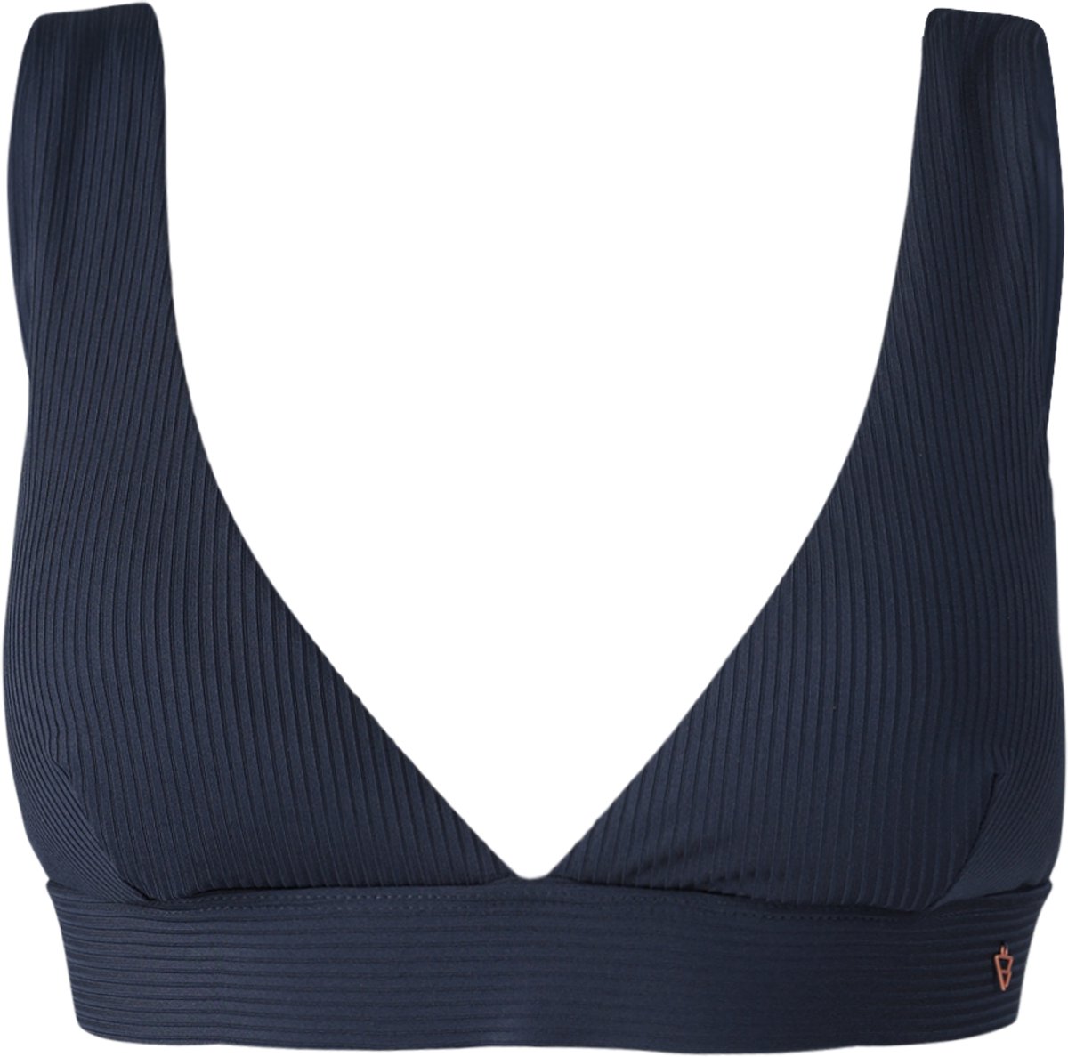 Brunotti Forte-Rib Vrouwen Bikini Bralette Top Indigo 38 Blauw