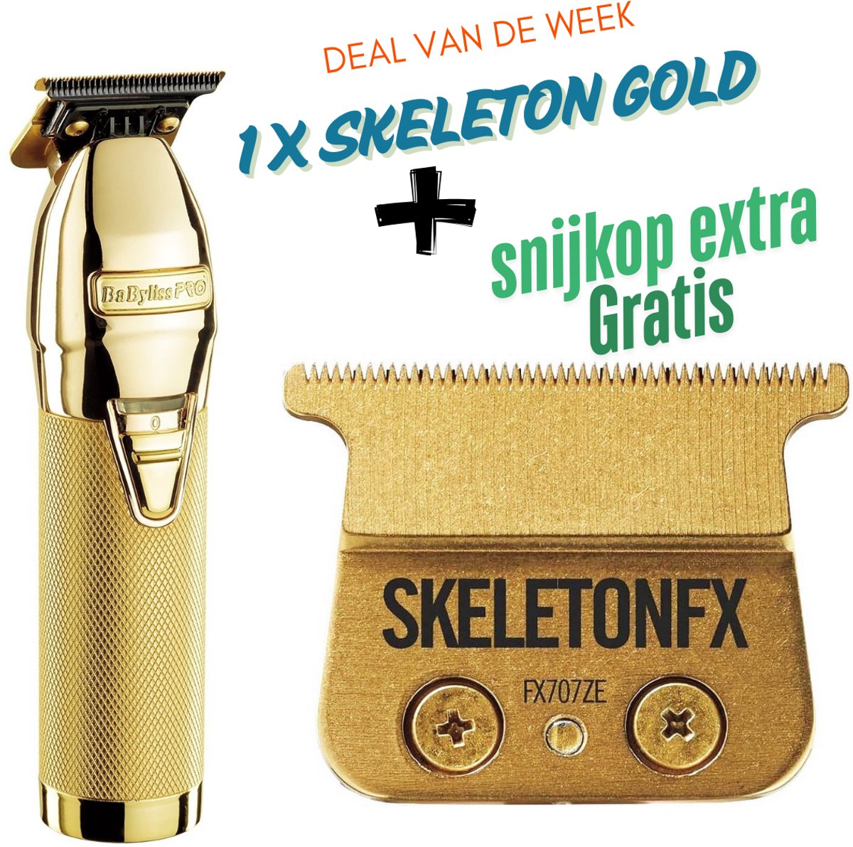 BABYLISS PRO DUO PACK Skeleton Trimmer, FX7870GE + GRATIS BLADE