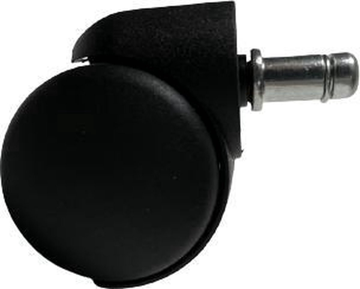 Bureaustoelwielen, 11 mm, wielen voor harde vloeren, voor bureaustoelen, 5-delige set, reservewielen, bureaustoelwielen, rubberen wielen, bureaustoel voor tapijt en parketvloeren en tegels, 65 mm, tot