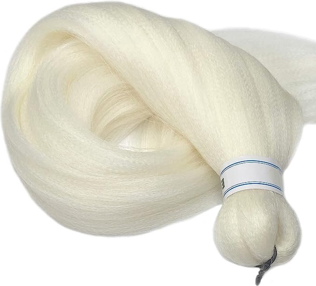Frazimashop- 26 inch witte Blond pre gerekt jumbo-Vlechthaar vlecht haar pre stretched braiding hair crochet box braids 1 stuk- kleur 613