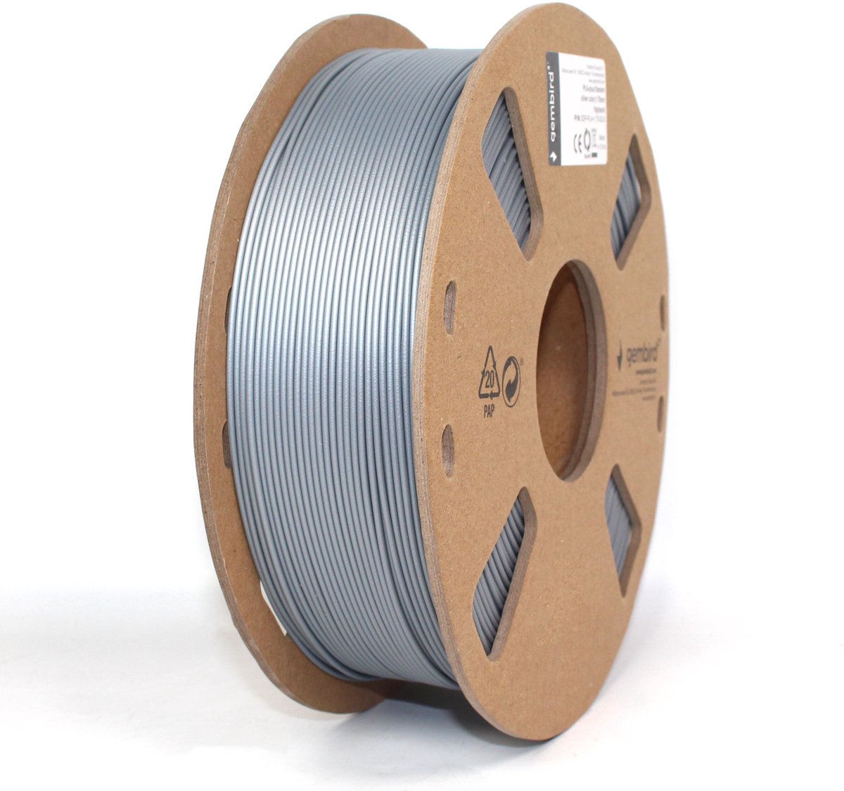 Gembird - 3d printer filament - PLA1.75-01-S - Filament PLA - 1.75 mm - Zilver - Filament