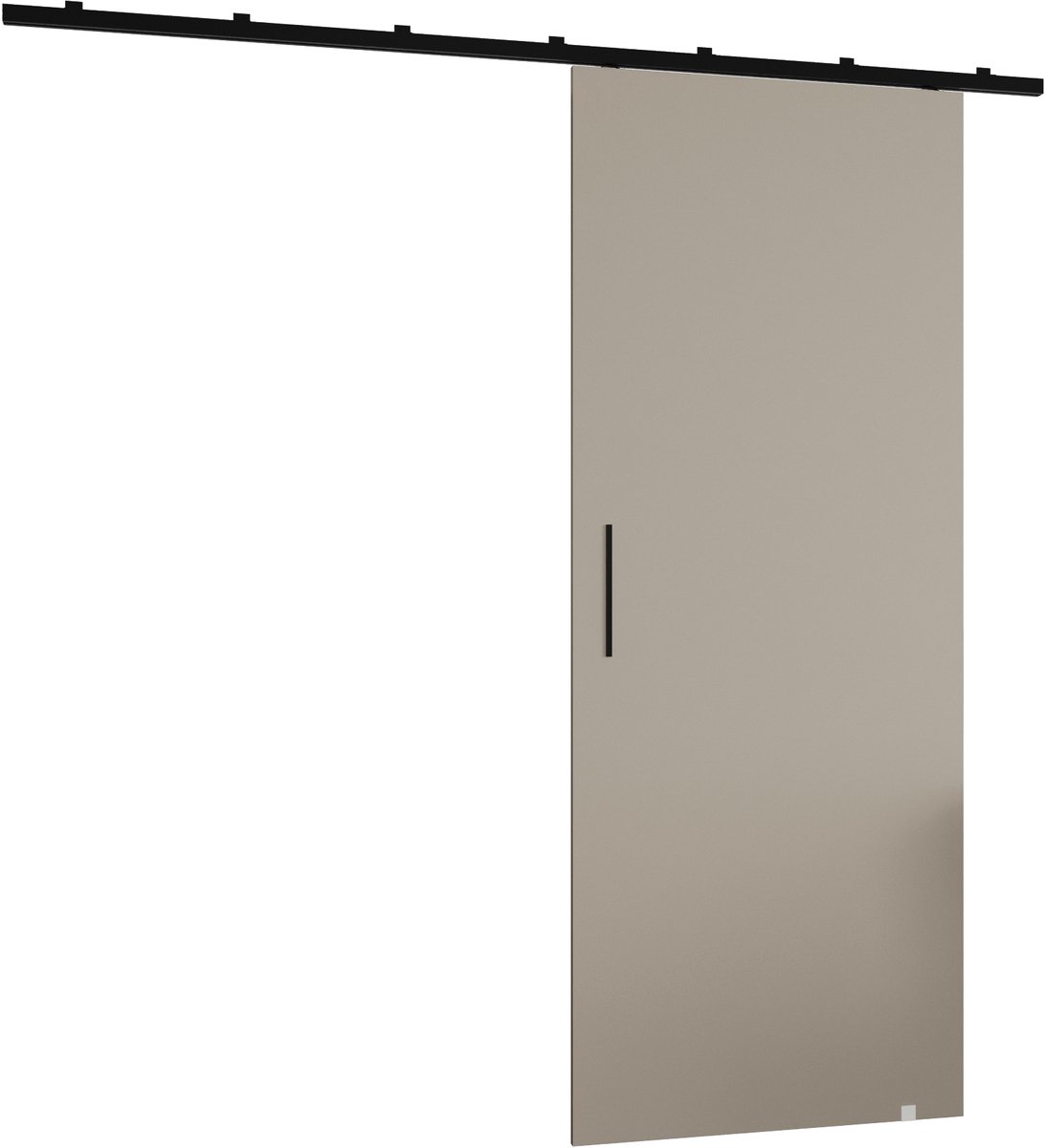 Schuifdeursysteem met rail - Loftdeur met wandmontage - 90x204cm - AVANTI I - Cachemire met Soft-Close