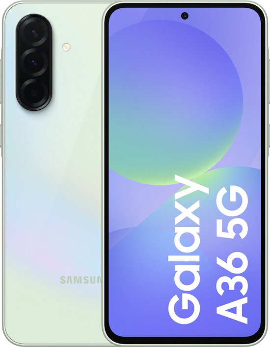 Samsung Galaxy A36 5G smartphone 128GB, 6,7″ AMOLED scherm, 50MP camera, Snapdragon 6 Gen3, 5000mAh batterij