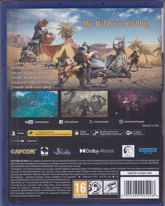 Capcom Monster Hunter: Wilds - Lenticular Edition (PS5)