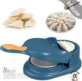 IBBO Shop - 2-in-1 boldelmachine - handmatige deegpers - deegmachine - deegverpakking - Dumpling Maker - Ravioli Maker - Pastei Maker - Blauw