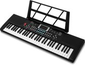 Bol.com PlayOn Keyboard - Piano - Keyboard Piano - Digitale Piano - 61 Toetsen - Zwart - 68 x 20 x 5 cm aanbieding