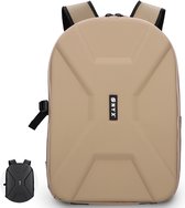 ONYX Cameratas met laptopvak - Spiegelreflexcamera rugzak - Spatwaterbestendig - Drones - Hardcase reistas - Beige