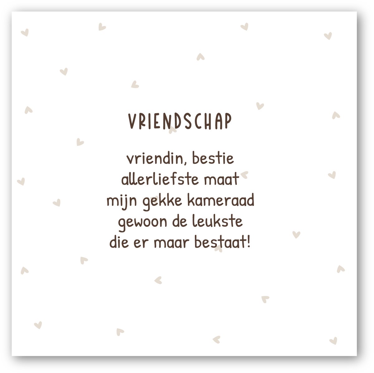 Forex tegeltje | In geschenkverpakking | Vriendschap | winkeltjevananne.nl