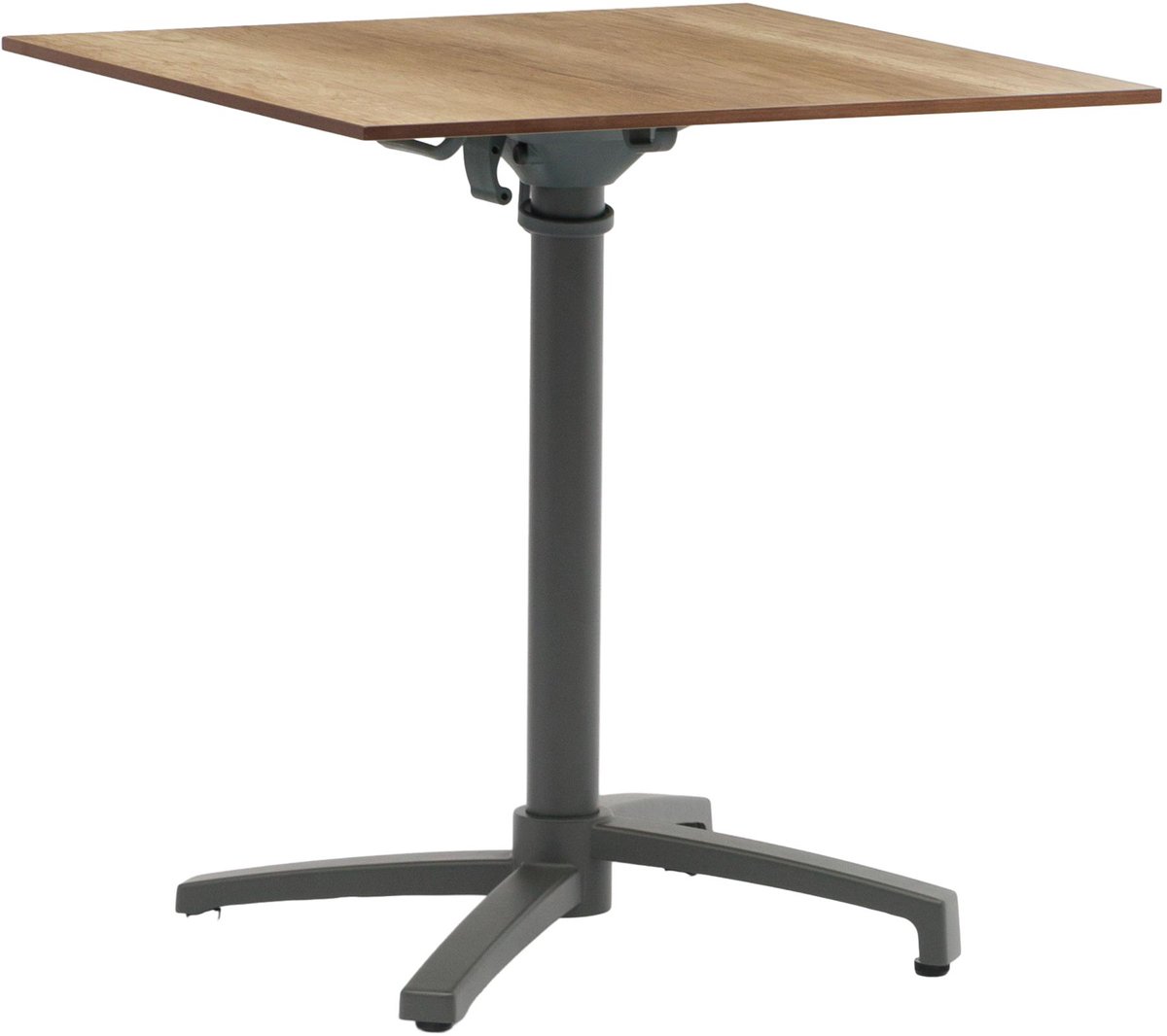 Sens-Line Table de jardin Julia HPL Table bistro 70x70cm - Couleur bois