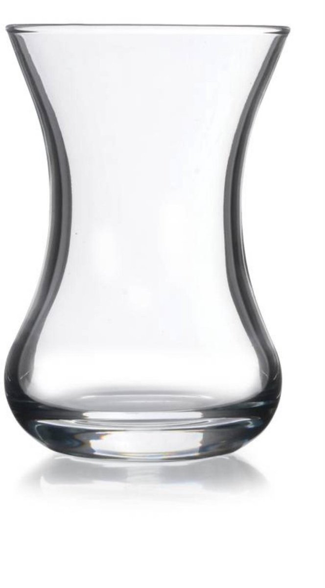 Pasabahce - theeglazen set - Ince Belli - 125ml - helder glas - 6 stuks, vaatwasserbestendig