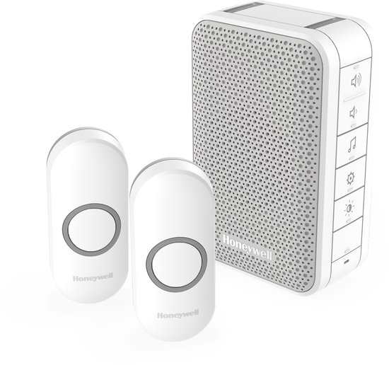 Honeywell DC313NFB - Draadloze deurbelset met 2 deurdrukkers - Wit — afbeelding 2