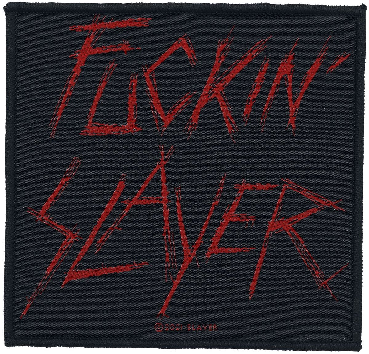 Slayer Slayer Unisex Patch - zwart/rood - Standard