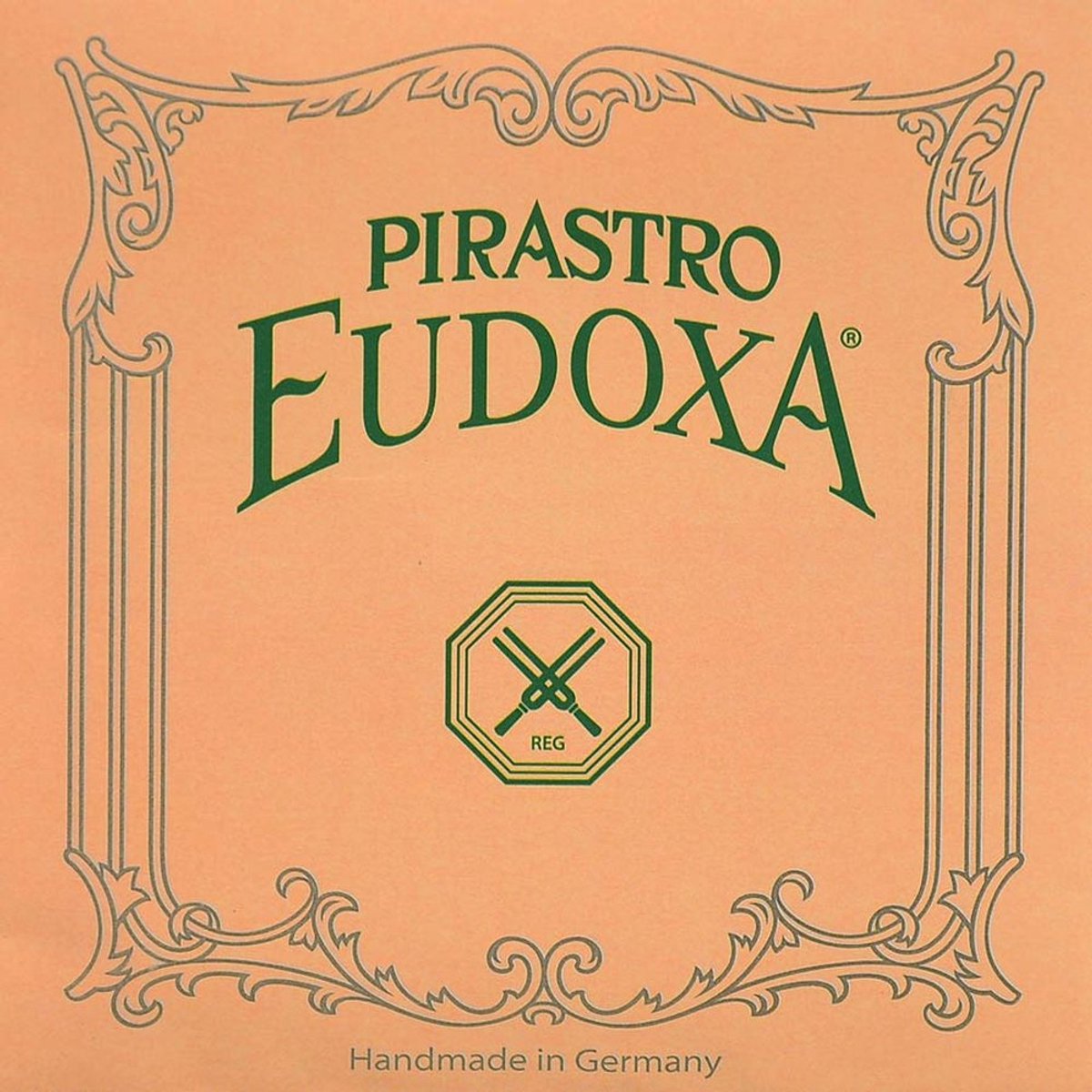 Pirastro P214341 violin string D-3 medium (16 3/4), gut core, aluminum