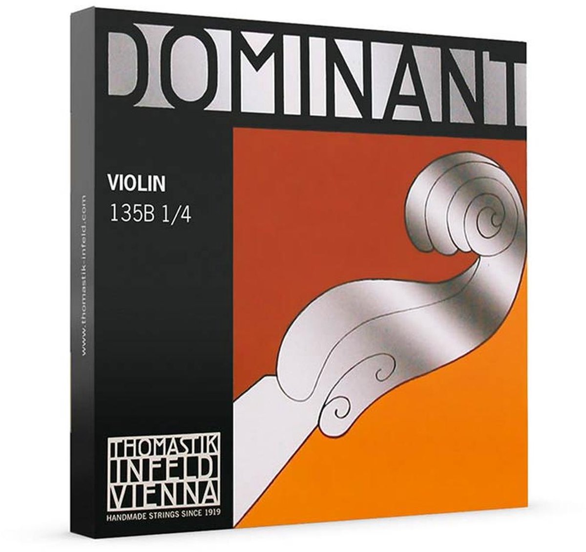 Thomastik Infeld TH-135B-14 violin string set 1/4, synthetic core, includes TH-129-14