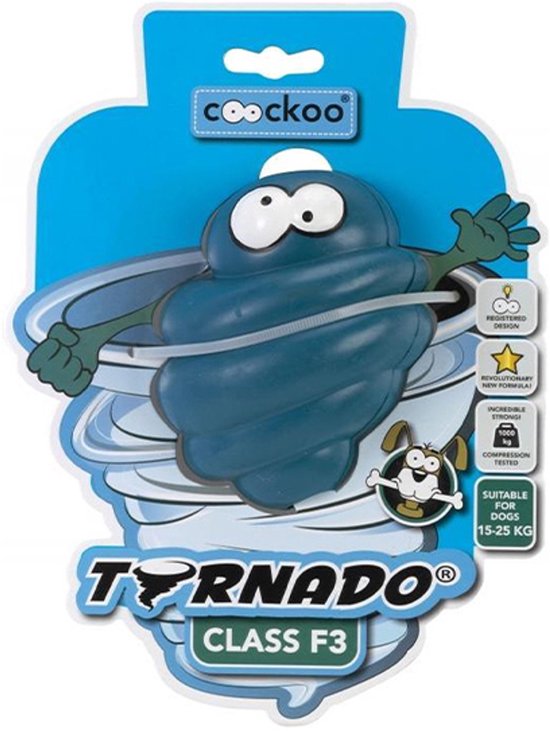COOCKOO Dog Toy Tornado F1 - Premium Hundespielzeug Mit Seil