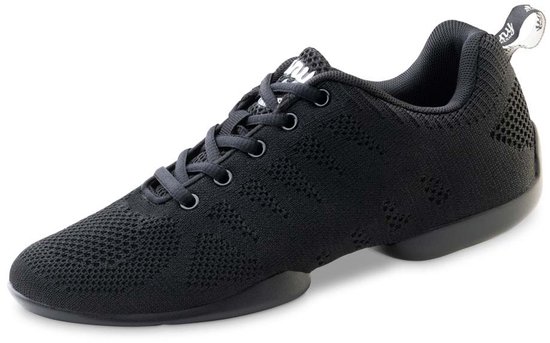 Foto: Anna kern suny 120 danssneakers dames salsa sneakers dans sneaker splitzool ballroom salsa latin stijldansen jazz suny zwart 42 2 3