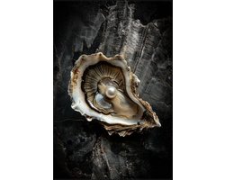 Kristal Helder Galerie kwaliteit Plexiglas 5mm.- Blind Aluminium Ophang-frame- Fotokunst Whisper Of The Pearl - luxe wanddecoratie- Akoestisch en UV Werend- inclusief verzending