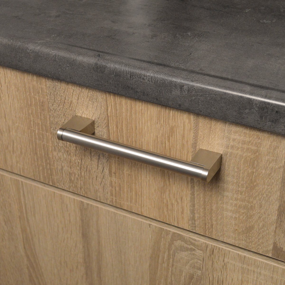 Handgreep - VNSTRA Manchester - Handgreep Nikkel - 160mm - Strakke Nikkel Meubelgreep - Design Greep 160mm voor Keukens en Deuren